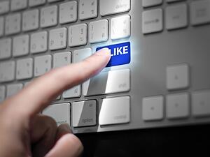 Hvad er rækkevidden på et Facebook-post, der får et like