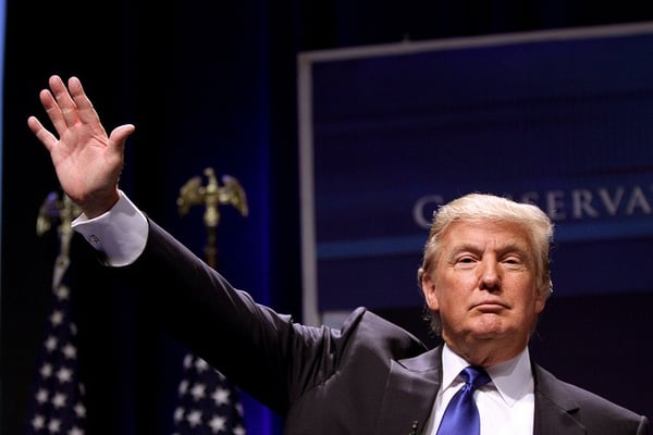 Donald Trump under en præsidentkampagne