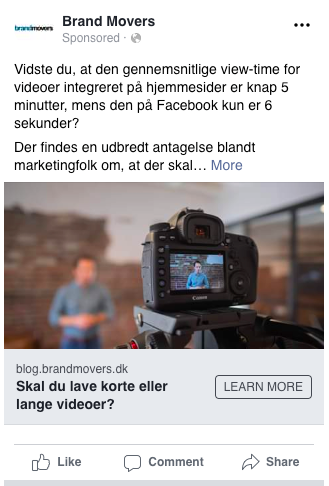 Facebook ad