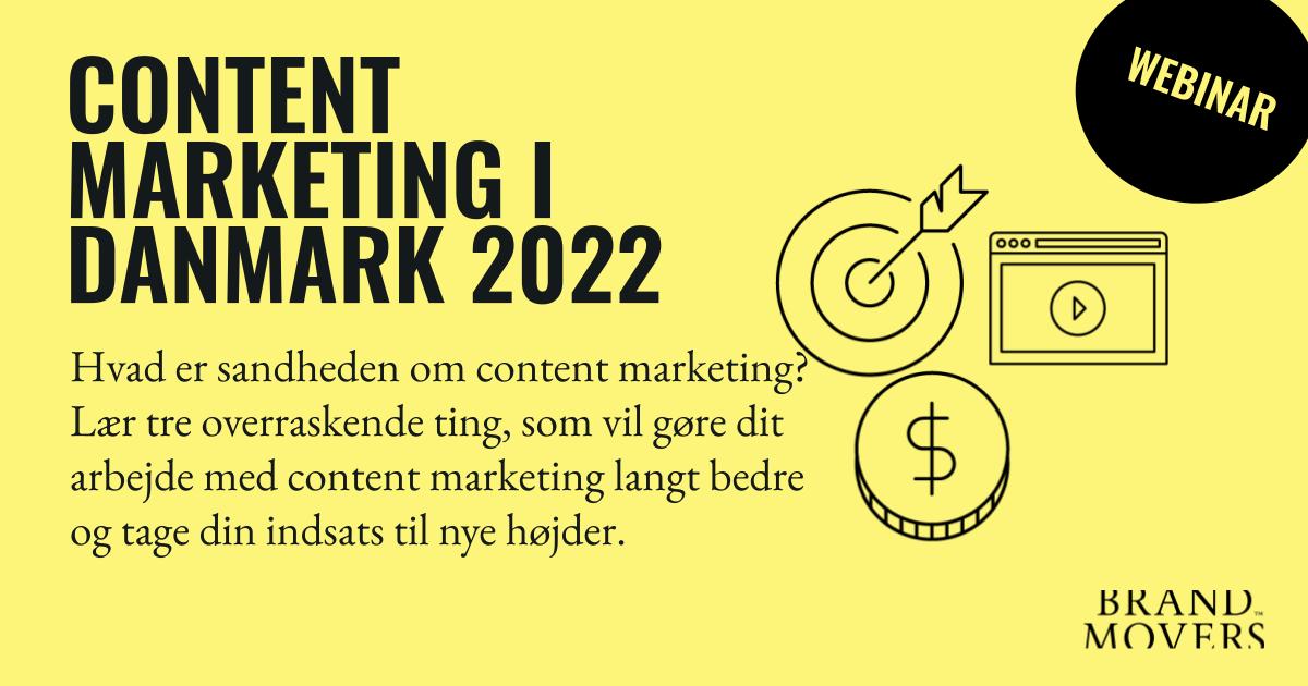 content marketing i danmark 2022